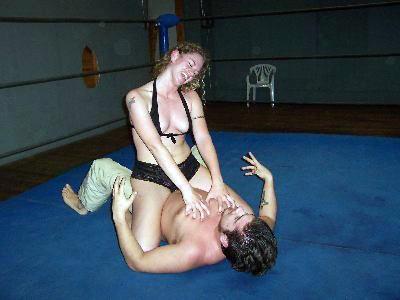 Nikita uses Josh's chest as a chalkboard